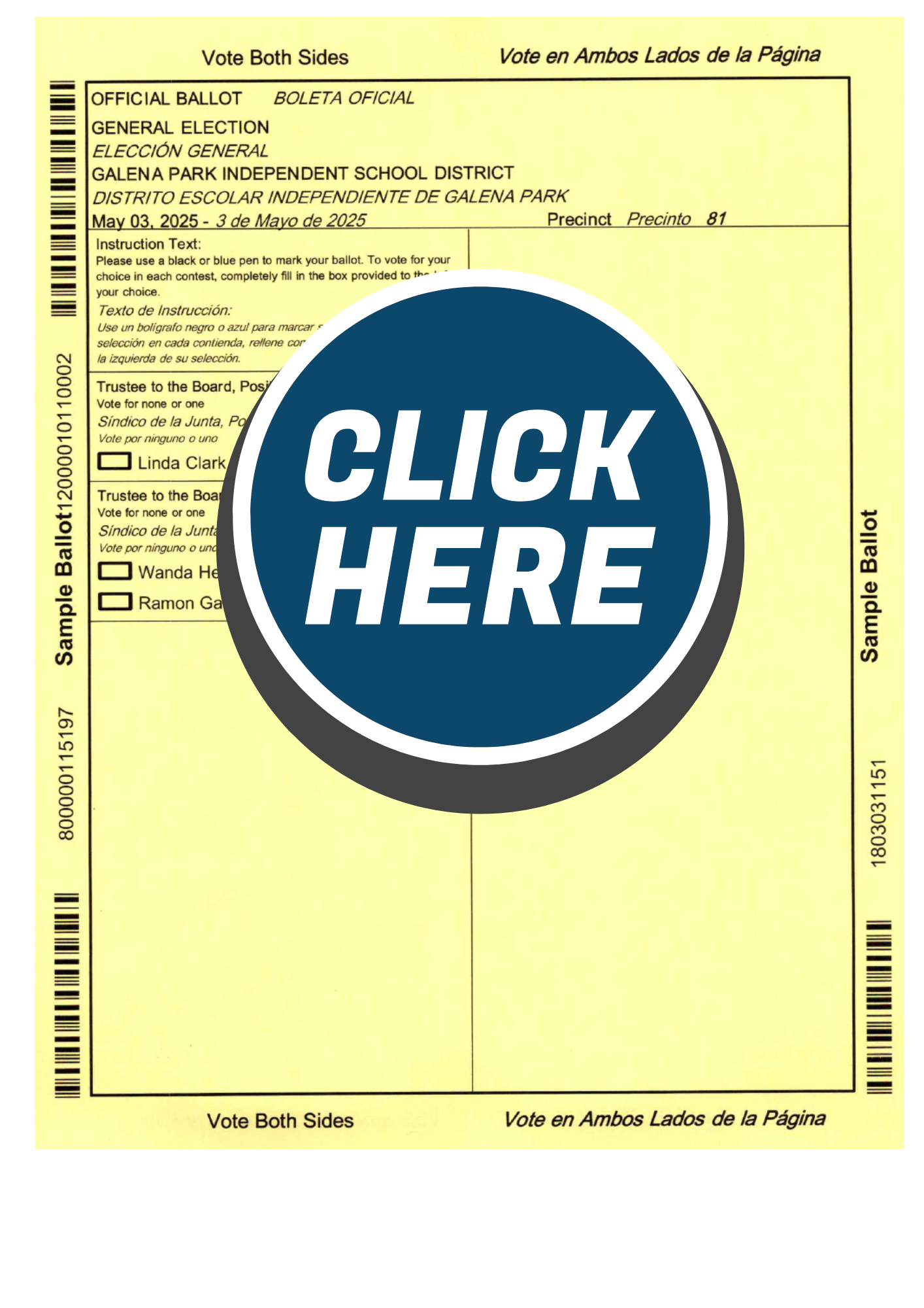 Sample Ballot